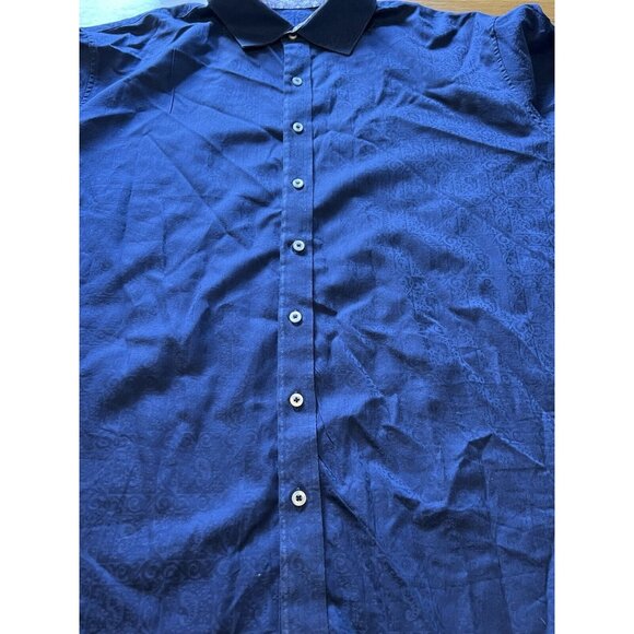 Mens Robert Graham Colored Cuff Button Up Shirt Sz 2XL Classic City Professional - Picture 5 of 16